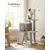 Arbre à Chat, Hauteur 118 cm, Tour de Jeux, Chaton, Plusieurs Niveaux