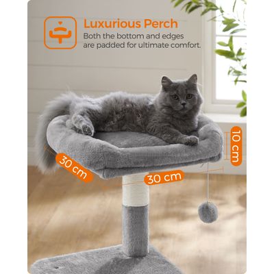 Feandrea Arbre à Chat Multi-Niveaux, Hauteur 110 cm, Niche