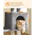 Feandrea Arbre à Chat Multi-Niveaux, Hauteur 110 cm, Niche