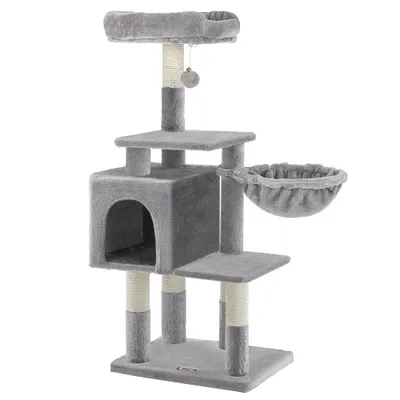 Feandrea Arbre à Chat Multi-Niveaux, Hauteur 110 cm, Niche