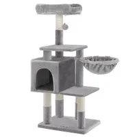Feandrea Arbre à Chat Multi-Niveaux, Hauteur 110 cm, Niche