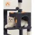 Feandrea Arbre à Chat Hauteur 112 cm, 4 Poteaux à Griffer, 2 Plateformes