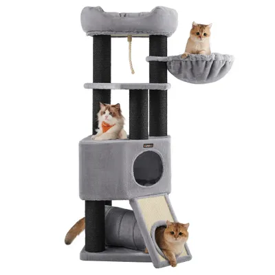 FEANDREA Grand Arbre à Chat, Tour de Jeux Taille M