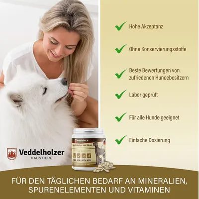 Comprimés Veddelholzer pour les articulations des chiens avec moule verte