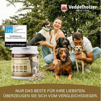 Veddelholzer Hunde Gelenktabletten mit Grünlippmuschel