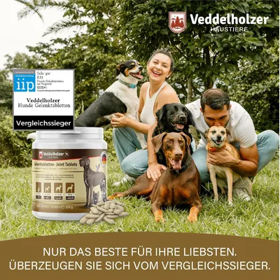 Veddelholzer Hunde Gelenktabletten mit Grünlippmuschel