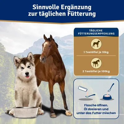 Veddelholzer Huile de Saumon pour Chiens 1 Litre Veddelholzer Huile de Saumon pour Chiens 1 Litre
