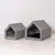 Pethome niche pour chien gris clair avec gris Pethome niche pour chien gris clair avec gris