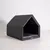 Pethome niche pour chien gris foncé avec graphite Pethome niche pour chien gris foncé avec graphite