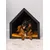 Pethome niche pour chien gris foncé avec jaune Pethome niche pour chien gris foncé avec jaune