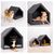 Pethome niche pour chien gris foncé avec vert foncé
