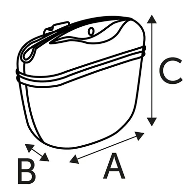 Pochette pour friandises Dropsy Gris 12,5cm x 5,5cm x10,5cm