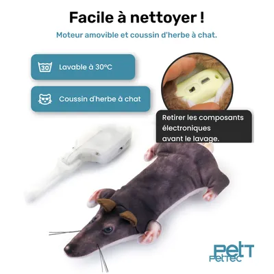 PetTec Peluche interactive Rat
