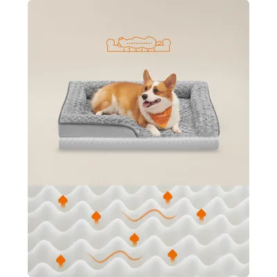 Feandrea Panier pour Petits Chiens, Lit pour Animal, Orthopédique Feandrea Panier pour Petits Chiens, Lit pour Animal, Orthopédique