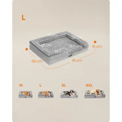 Feandrea Panier pour Petits Chiens, Lit pour Animal, Orthopédique Feandrea Panier pour Petits Chiens, Lit pour Animal, Orthopédique