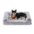 Feandrea FluffyHug Canapé pour Chiens Moyens, Housse Amovible Lavable Feandrea FluffyHug Canapé pour Chiens Moyens, Housse Amovible Lavable