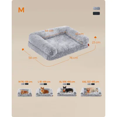 Feandrea FluffyHug Canapé pour Chiens Miniatures, Housse Amovible Lavable Feandrea FluffyHug Canapé pour Chiens Miniatures, Housse Amovible Lavable