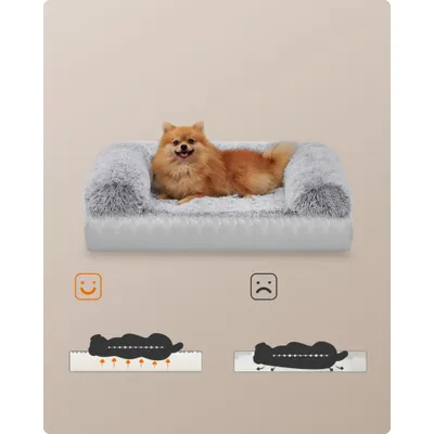 Feandrea FluffyHug Canapé pour Chiens Miniatures, Housse Amovible Lavable Feandrea FluffyHug Canapé pour Chiens Miniatures, Housse Amovible Lavable