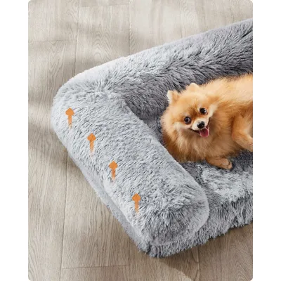 Feandrea FluffyHug Canapé pour Chiens Miniatures, Housse Amovible Lavable Feandrea FluffyHug Canapé pour Chiens Miniatures, Housse Amovible Lavable