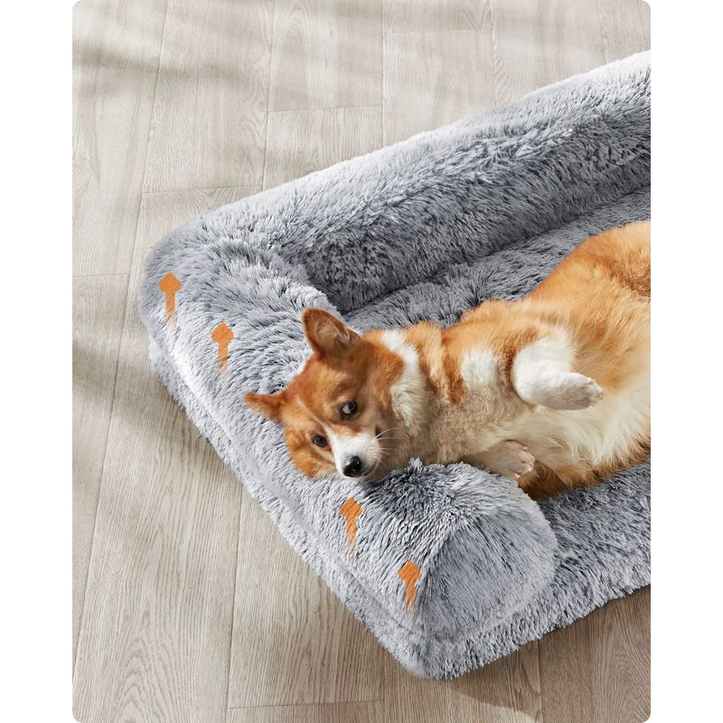 Feandrea FluffyHug Canapé pour Petits Chiens, Housse Amovible Lavable