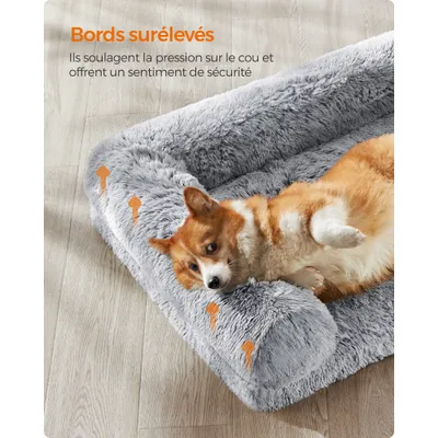 Feandrea FluffyHug Canapé pour Grands Chiens, Housse Amovible Lavable Feandrea FluffyHug Canapé pour Grands Chiens, Housse Amovible Lavable