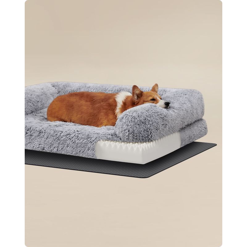 Feandrea FluffyHug Canapé pour Petits Chiens, Housse Amovible Lavable