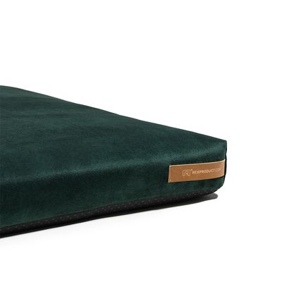Rexproduct Matelas doux et confortable vert foncé