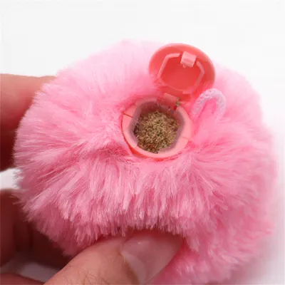 CoolPetGear Balle interactive en peluche pour chat