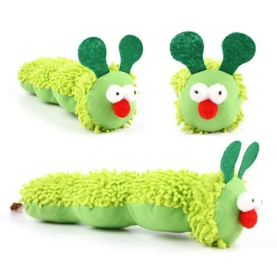 CoolPetGear Jouet en peluche pour chat Caterpillar