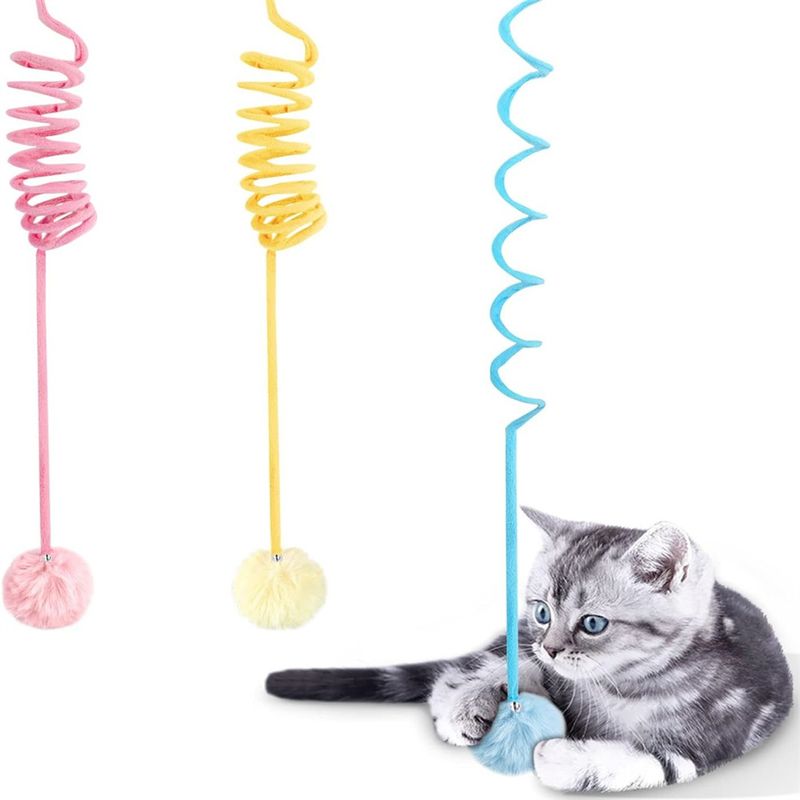 CoolPetGear Lot de 3 balles rebondissantes pour chat