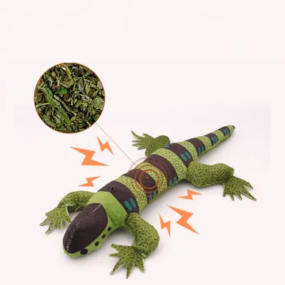 CoolPetGear Peluche lézard (pour chats)