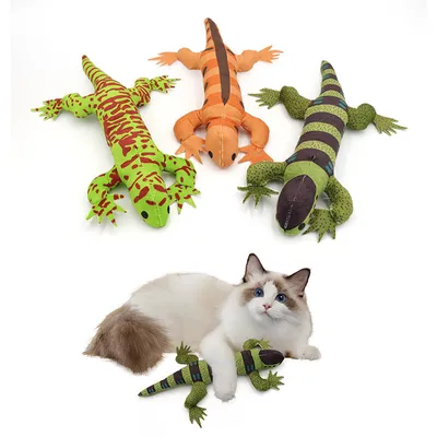CoolPetGear Peluche lézard (pour chats)