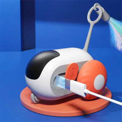 CoolPetGear Coche eléctrico de juguete para gatos