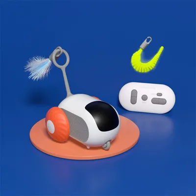 CoolPetGear Coche eléctrico de juguete para gatos