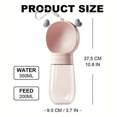 CoolPetGear Bouteille d'eau pour chien et chat Portative