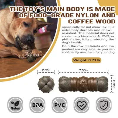 Jouets à mâcher pour chien Indestructibles, résistants