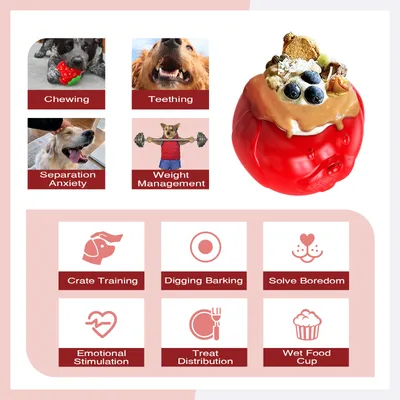 Jouets pour chien - Distributeur de traitements, puzzle, interactifs