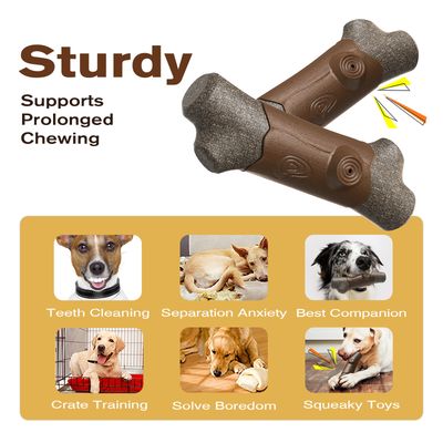 Jouets à mâcher pour chien Indestructibles, résistants