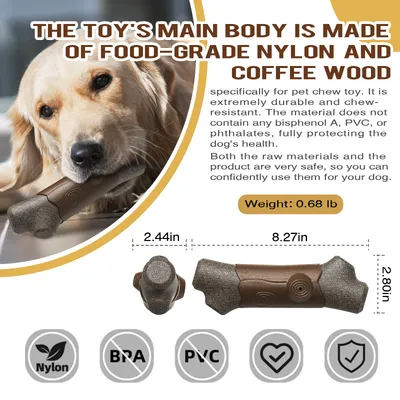 Jouets à mâcher pour chien Indestructibles, résistants