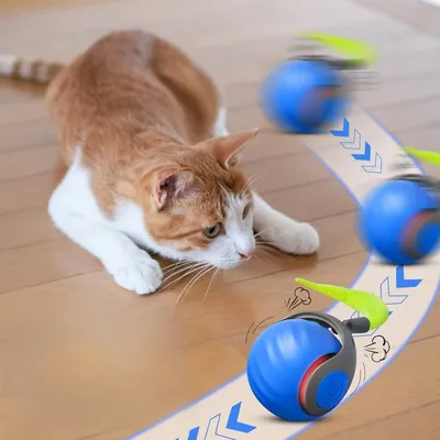 CoolPetGear Jouet pour chat balle électrique