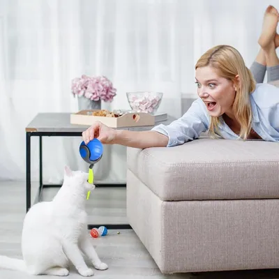 CoolPetGear Jouet pour chat balle électrique