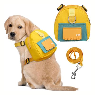 Harnais pour chien avec sac à dos - Bleu