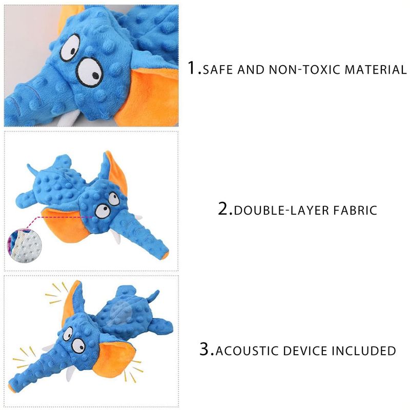 CoolPetGear Jouet pour chien - En peluche, interactif