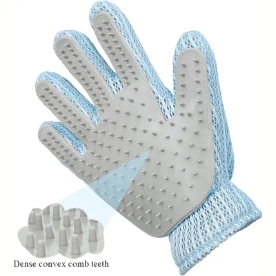 Gant de toilettage 2 en 1 pour chiens et chats