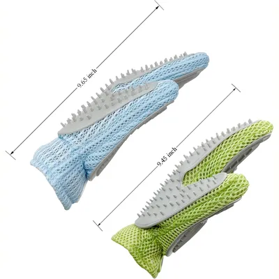 Gant de toilettage 2 en 1 pour chiens et chats