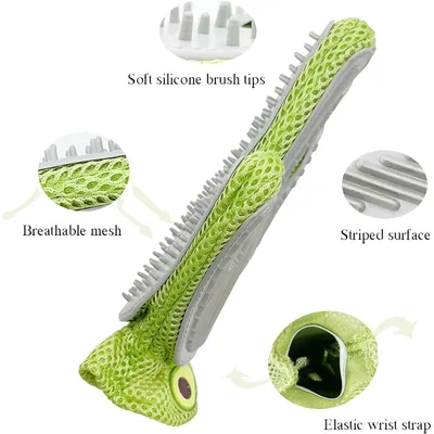 Gant de toilettage 2 en 1 pour chiens et chats