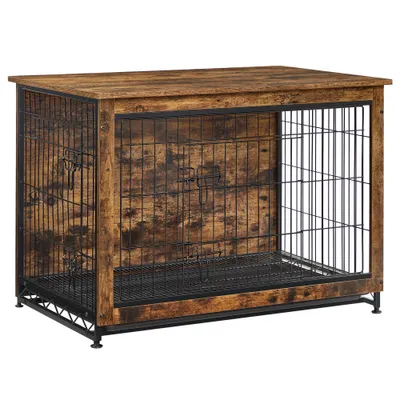 Feandrea Cage pour Chiens, Table d’Appoint, Niche Moderne pour Chiens