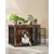 Feandrea Cage pour Chiens, Table d’Appoint, Niche Moderne pour Chiens
