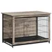 Feandrea Cage pour Chiens, Table d’Appoint, Niche Moderne pour Chiens