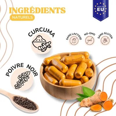 Lamina Care - Anti Inflammatoire Chien Naturel avec Curcuma et Pipérine